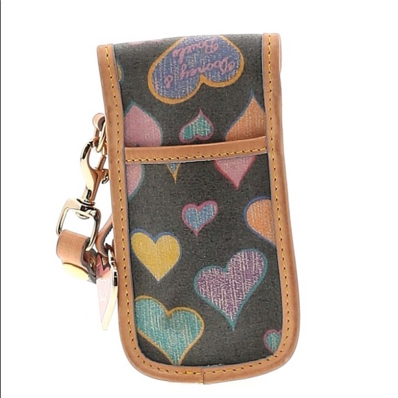 Dooney & Bourke satchel bag & mini wristlet phone case mommy daughter set - Picture 5 of 14